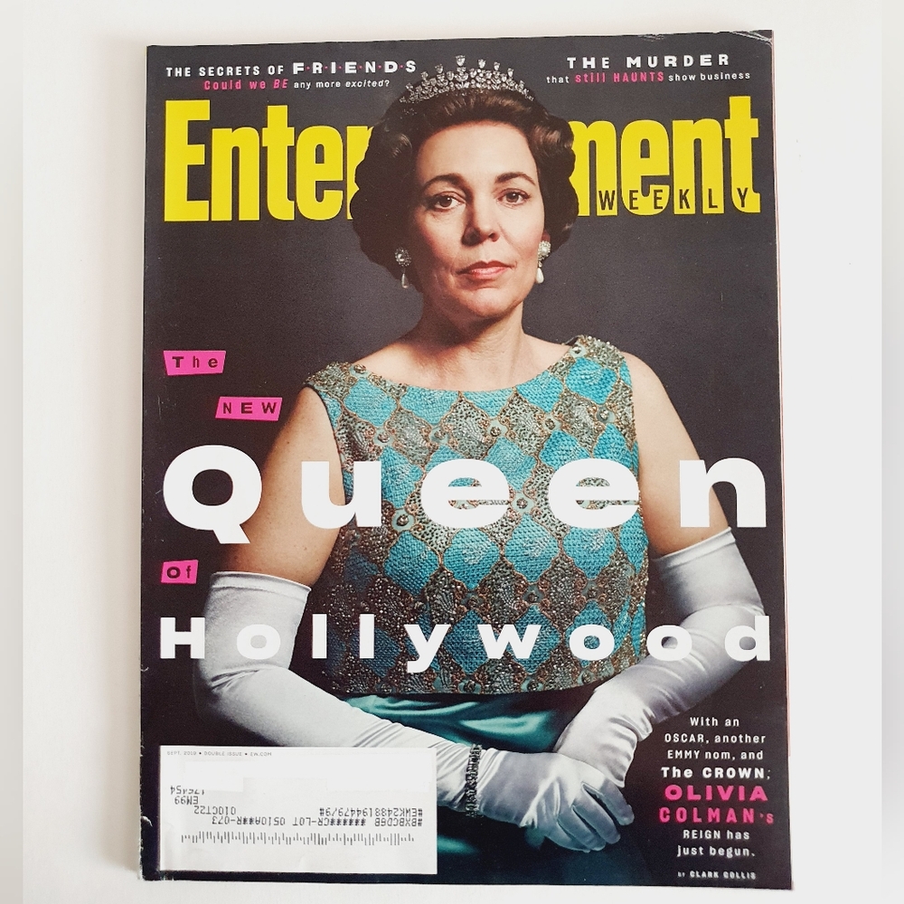 Entertainment Weekly Magazine September, 2019 - Olivia Colman The Crown Queen